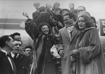 Édith Piaf et Marcel Cerdan - crédits : Keystone/ Getty Images