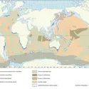 Sédiments marins : répartition - crédits : Encyclopædia Universalis France