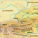 Autriche : carte physique - crédits : Encyclopædia Universalis France