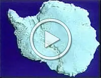 Fonte de la calotte de glace en Antarctique, depuis 20 000 ans - crédits : Encyclopædia Universalis France