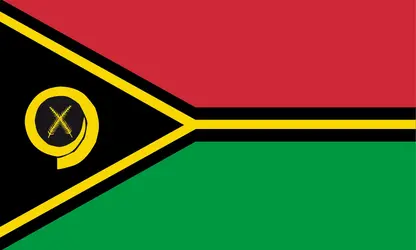Vanuatu : drapeau - crédits : Encyclopædia Universalis France