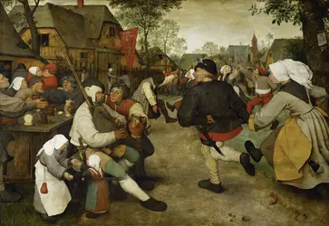 <it>La Danse des paysans</it>, Bruegel l'Ancien - crédits : Erich Lessing/ AKG-images