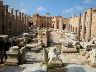 Basilique de Leptis Magna, Libye - crédits : G. Boccardi/ Unesco