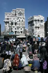 Marché à Sanaa, Yémen - crédits : Michael Serraillier/ Gamma-Rapho/ Getty Images