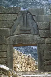 Porte des Lions, Mycènes - crédits : A. Vergani/ De Agostini/ Getty Images