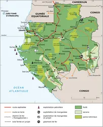Gabon : économie - crédits : Encyclopædia Universalis France