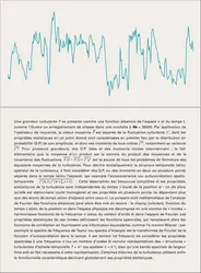 Turbulence : outils statistiques - crédits : Encyclopædia Universalis France