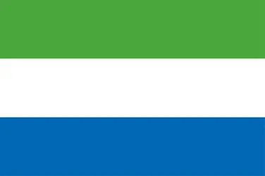 Sierra Leone : drapeau - crédits : Encyclopædia Universalis France