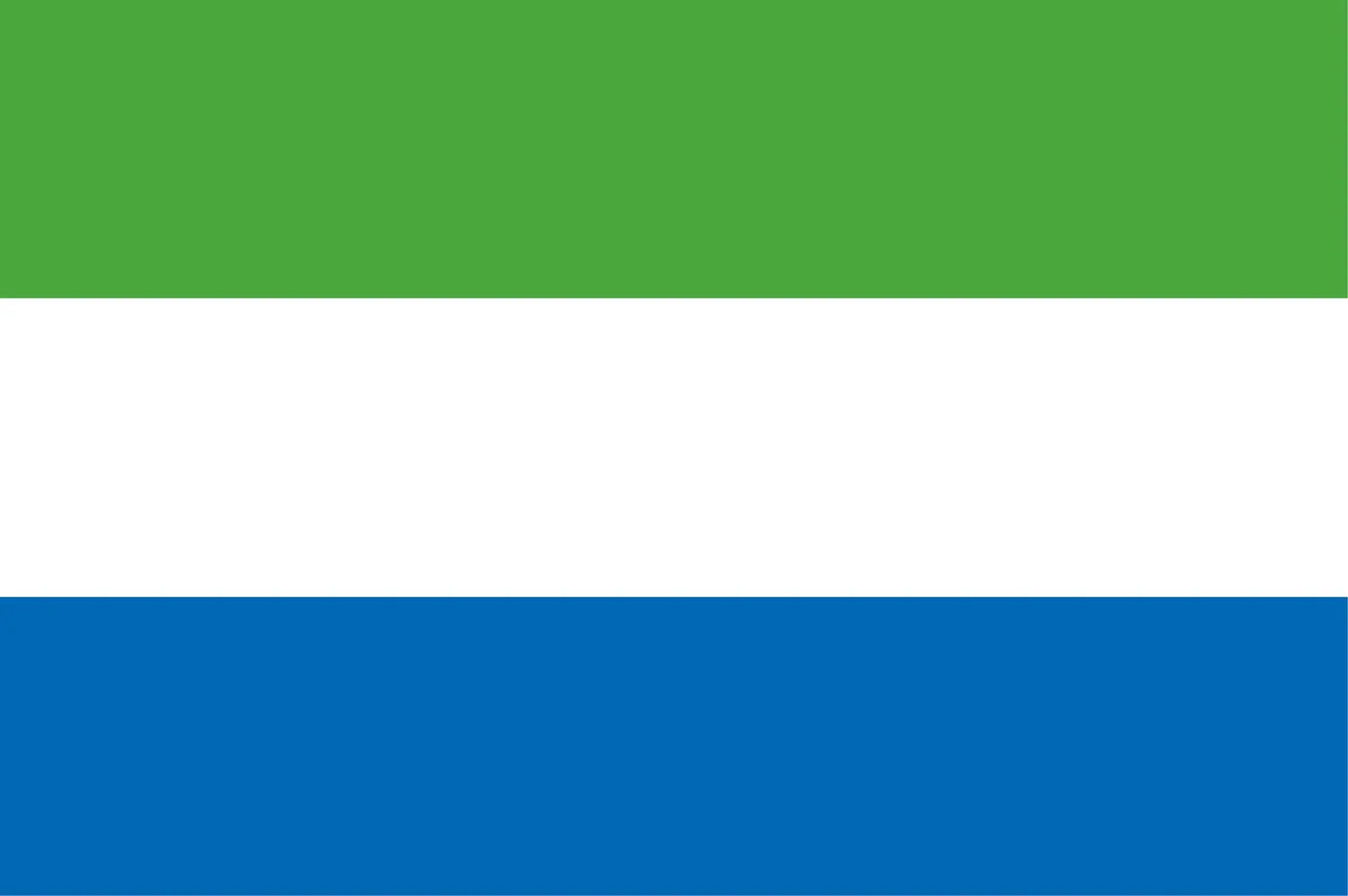 Sierra Leone : drapeau