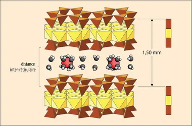 La smectite - crédits : Encyclopædia Universalis France