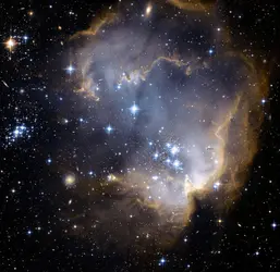 Amas stellaire NGC 602 - crédits : NASA/ ESA & The Hubble Heritage Team