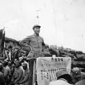 Mao Zedong à Yan'an, 1938 - crédits : Hulton Archive/ Getty Images