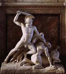<it>Thésée luttant contre le Centaure</it>, A. Canova - crédits :  Bridgeman Images 