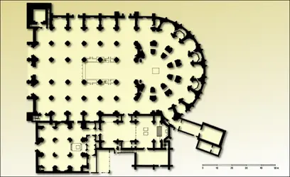 Plan de la cathédrale de Grenade - crédits : Encyclopædia Universalis France