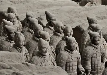Guerriers en terre cuite de l’empereur Qin Shi Huangdi - crédits : Meanmachine77/ Shutterstock
