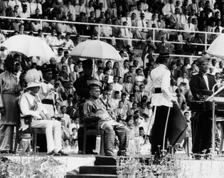 Indépendance de la Malaisie, 1957 - crédits : Central Press/ Hulton Royals Collection/ Getty Images