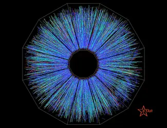 Plasma de quarks et de gluons - crédits : Courtesy of Brookhaven National Laboratory