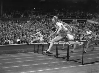 Fanny Blankers-Koen, 1948 - crédits : Keystone/ Getty Images