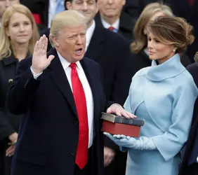 Prestation de serment de Donald Trump, 2017 - crédits : Chip Somodevilla/ Getty Images