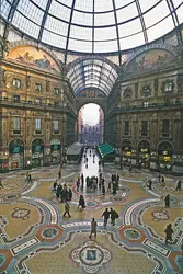 Galerie Victor-Emmanuel II, Milan - crédits : G. Berengo Gardin/ De Agostini/ Getty Images