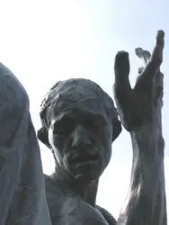 Monument aux bourgeois de Calais, A. Rodin - crédits : Simon Bilbault