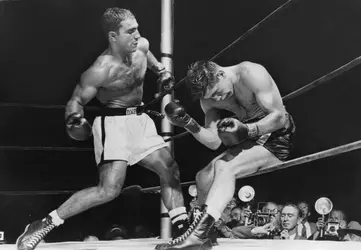 Rocky Marciano - crédits : Keystone/ Hulton Archive/ Getty Images