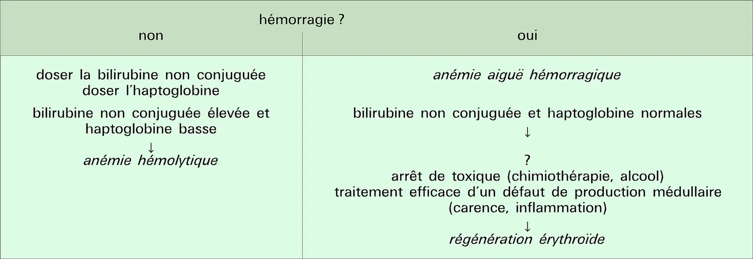 Anémie normochrome non microcytaire régénérative