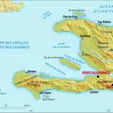 Haïti : carte physique - crédits : Encyclopædia Universalis France