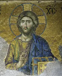 Le Christ, mosaïque de la basilique Sainte-Sophie de Constantinople - crédits : Erich Lessing/ AKG-images