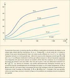 Turbulence : loi de paroi pour les variables scalaires - crédits : Encyclopædia Universalis France