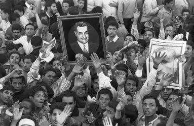 Funérailles de Nasser - crédits : Fred Ihrt/ LightRocket/ Getty Images