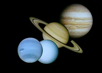 Planètes géantes - crédits : Courtesy NASA / Jet Propulsion Laboratory