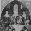 Le baptême d'Ethelbert - crédits : Hulton Archive/,Getty Images