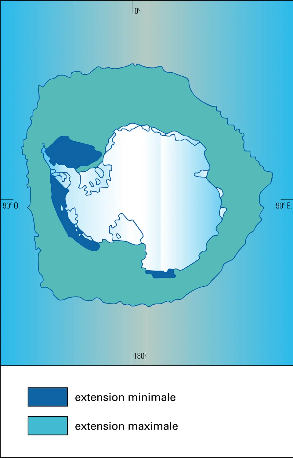 Superficie de la glace de mer