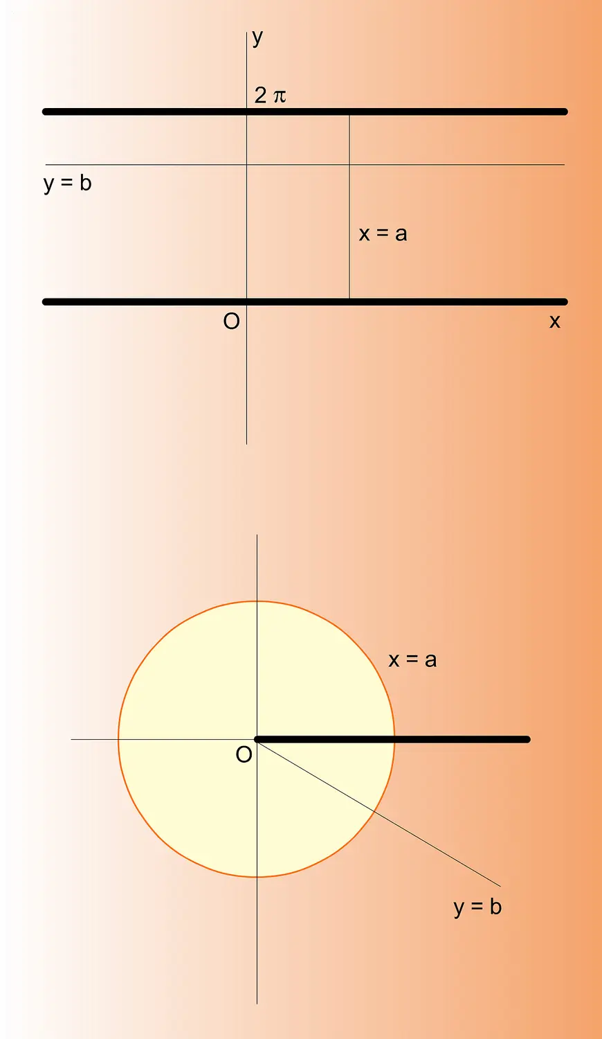 Représentation z &map;e<sup>z</sup>