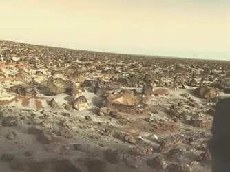 Givre sur Mars - crédits : NASA