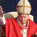 Jean-Paul II en Slovaquie, 2003 - crédits : Sean Gallup/ Getty Images News/ AFP