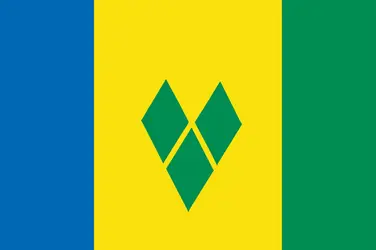Saint-Vincent-et-les-Grenadines : drapeau - crédits : Encyclopædia Universalis France