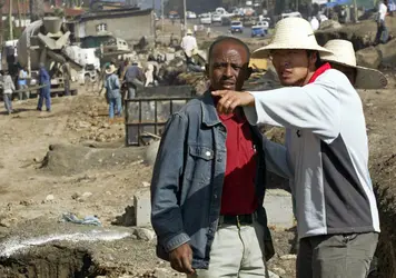 Coopération chinoise en Afrique - crédits : Simon Maina/ AFP