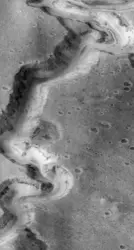 Nanedi Vallis - crédits : Courtesy NASA / Jet Propulsion Laboratory