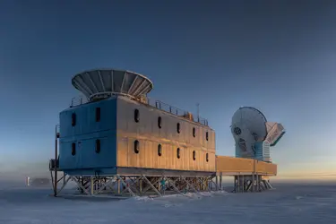 Télescope B.I.C.E.P. 2 et les ondes gravitationnelles - crédits : S. Richter/ Harvard University
