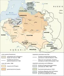 Pologne, XVI<sup>e</sup>-XVII<sup>e</sup> siècle - crédits : Encyclopædia Universalis France