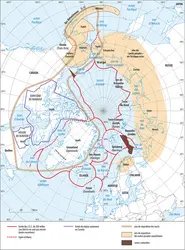 Arctique : situation politique - crédits : Encyclopædia Universalis France