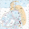 Arctique : situation politique - crédits : Encyclopædia Universalis France