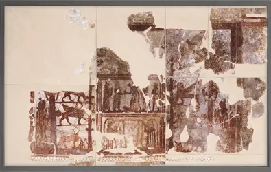 Peinture dite de l'Investiture, Mari, Syrie - crédits : Musée du Louvre/ Studio Racault-M. Minetto
