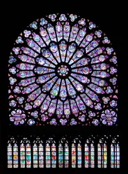 Rose nord de&nbsp;Notre-Dame de Paris - crédits : vadim kozlovsky/ Shutterstock.com