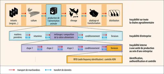 Complexité de la traçabilité agroalimentaire - crédits : Encyclopædia Universalis France