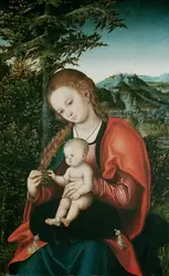 <em>Vierge à l’enfant dans un paysage</em>, L. Cranach l’Ancien - crédits : Francis G. Mayer/ Corbis Historical/ VCG/ Getty Images