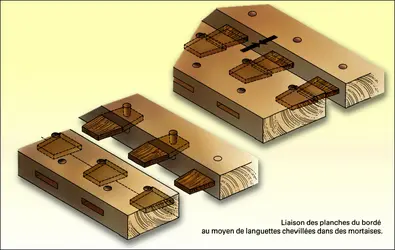 Assemblages des coques antiques (Madrague de Giens) [1] - crédits : Encyclopædia Universalis France