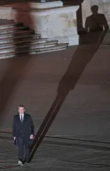 Emmanuel Macron au Louvre, le 7 mai 2017 - crédits : Christophe Ena/ AP/ SIPA